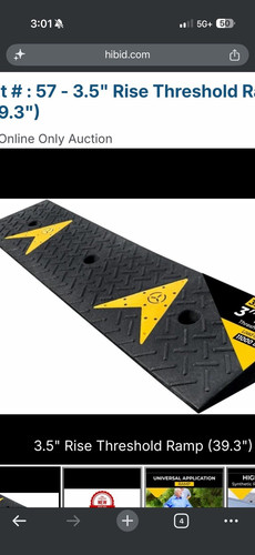 Threshold ramp rise x - threshold,