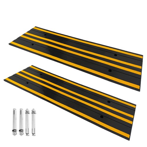 48in rubber curb ramps pack - curb,