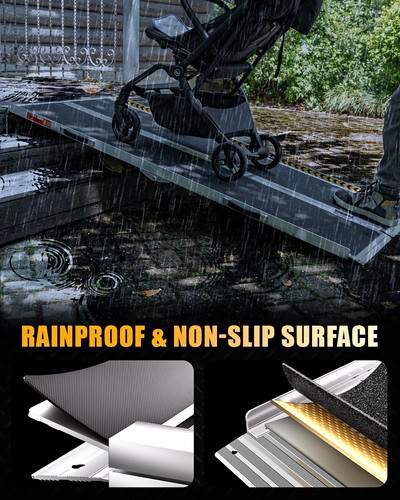 Aluminum wheelchair ramp - wheelchair,