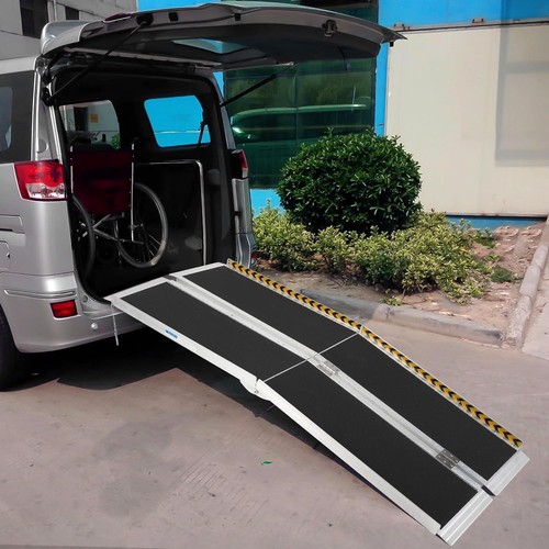 6ft folding wheelchair ramp - folding,