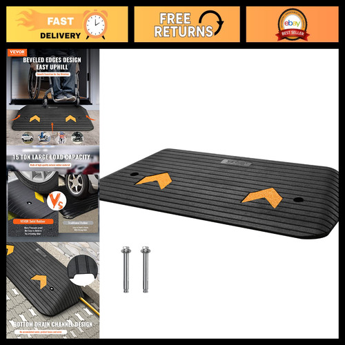 Rise rubber threshold ramp - threshold,