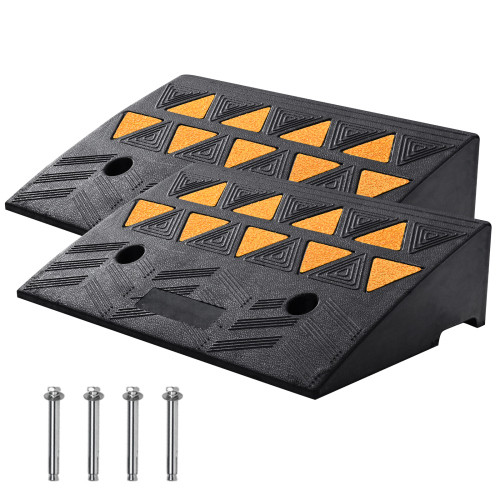 Rubber curb ramp - rubber, 5"