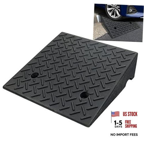 Rubber curb ramp - rubber,