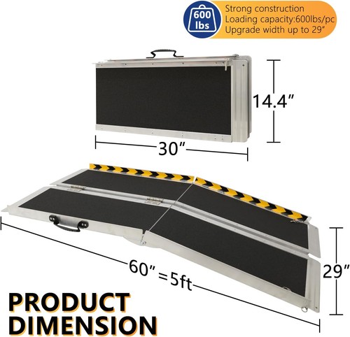 W 5ft aluminum - 60"l, x