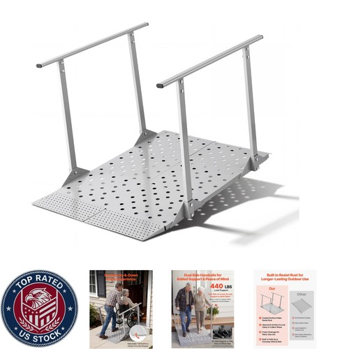 Wheelchair ramp with - wheelchair,