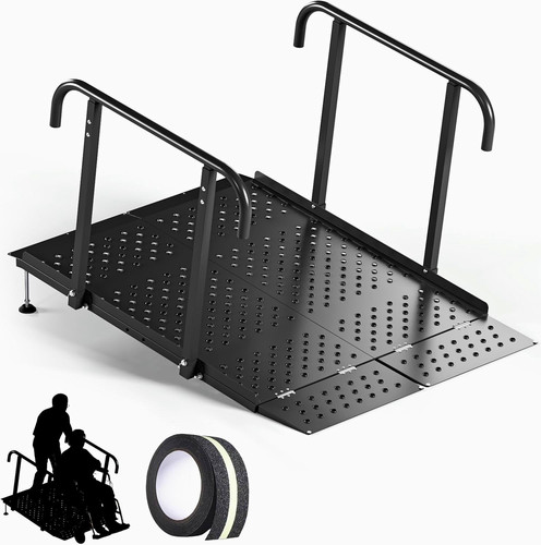 Threshold ramp dual - dual, handrails