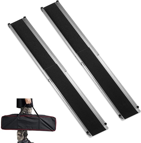 Gardhom 1pair wheelchair ramp - 1pair,