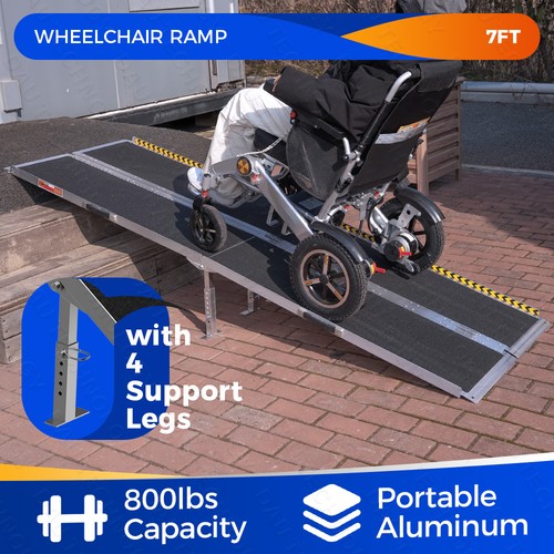 7ft wheelchair ramp with - ramp, 4