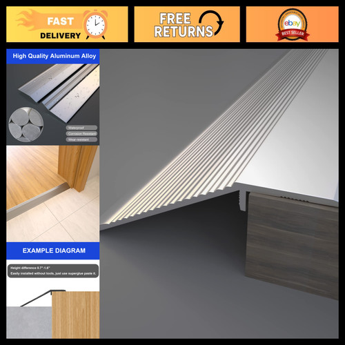 Aluminum doorway transition - aluminum,