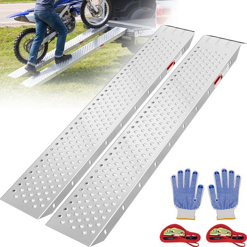 2pcs aluminum lawn mower ramps - 2pcs,