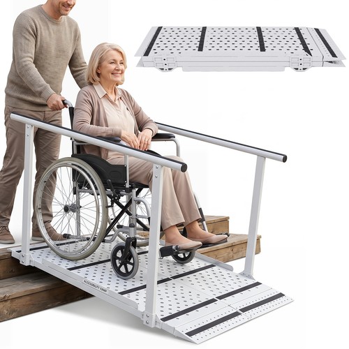 Upgraded folding ramp with - folding,