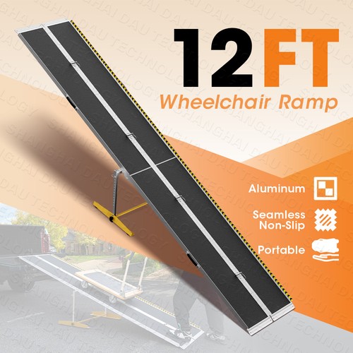 12ft folding wheelchair ramp - 12ft,